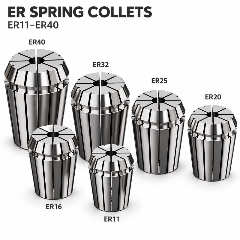 End Mill Set - ER Collet Set ER8 ER11 ER16