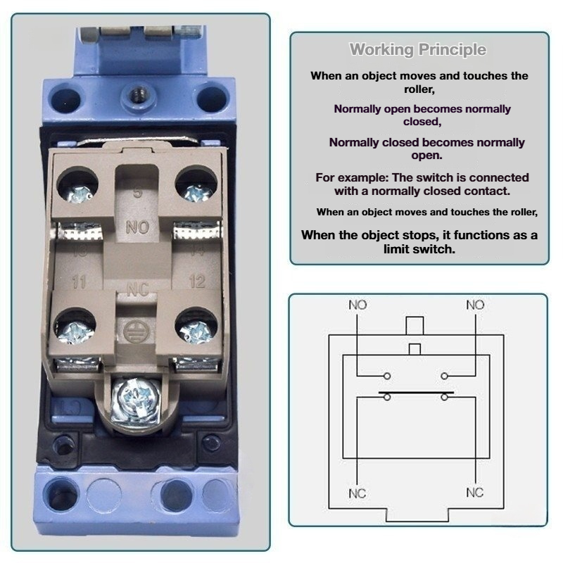 2Pcs CNTD TZ‑8 Series Micro Li - Limit Switch recension och pris