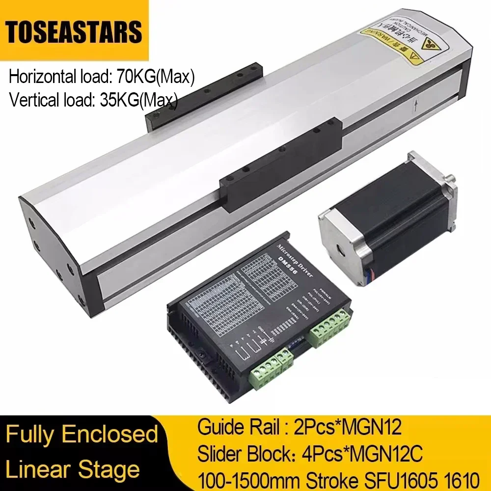 Fully Enclosed Linear Rail Gui - Nema23 Stepper recension och pris