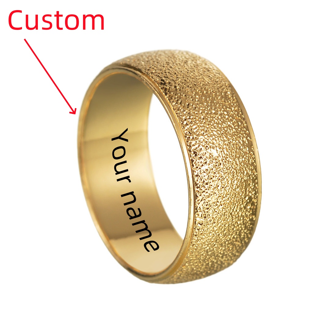 Custom Engrave Fashion Copper  - Coupling 8Mm recension och pris