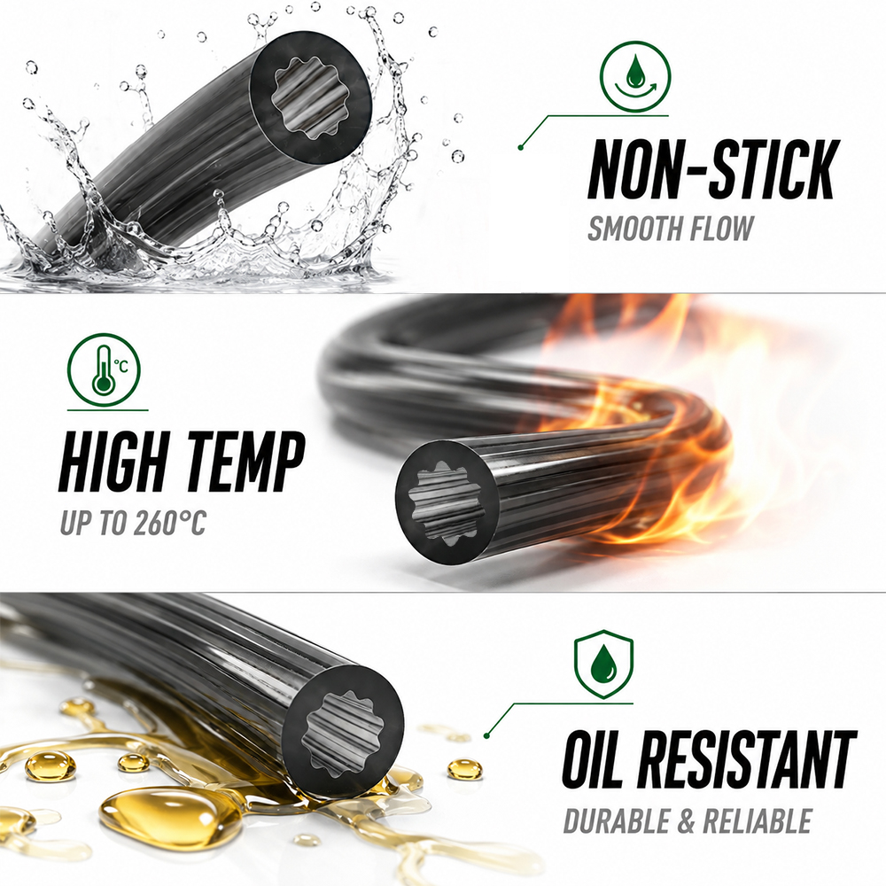 Star Shaped PTFE Tube Multicol - Aluminium Profile 2020 recension och pris