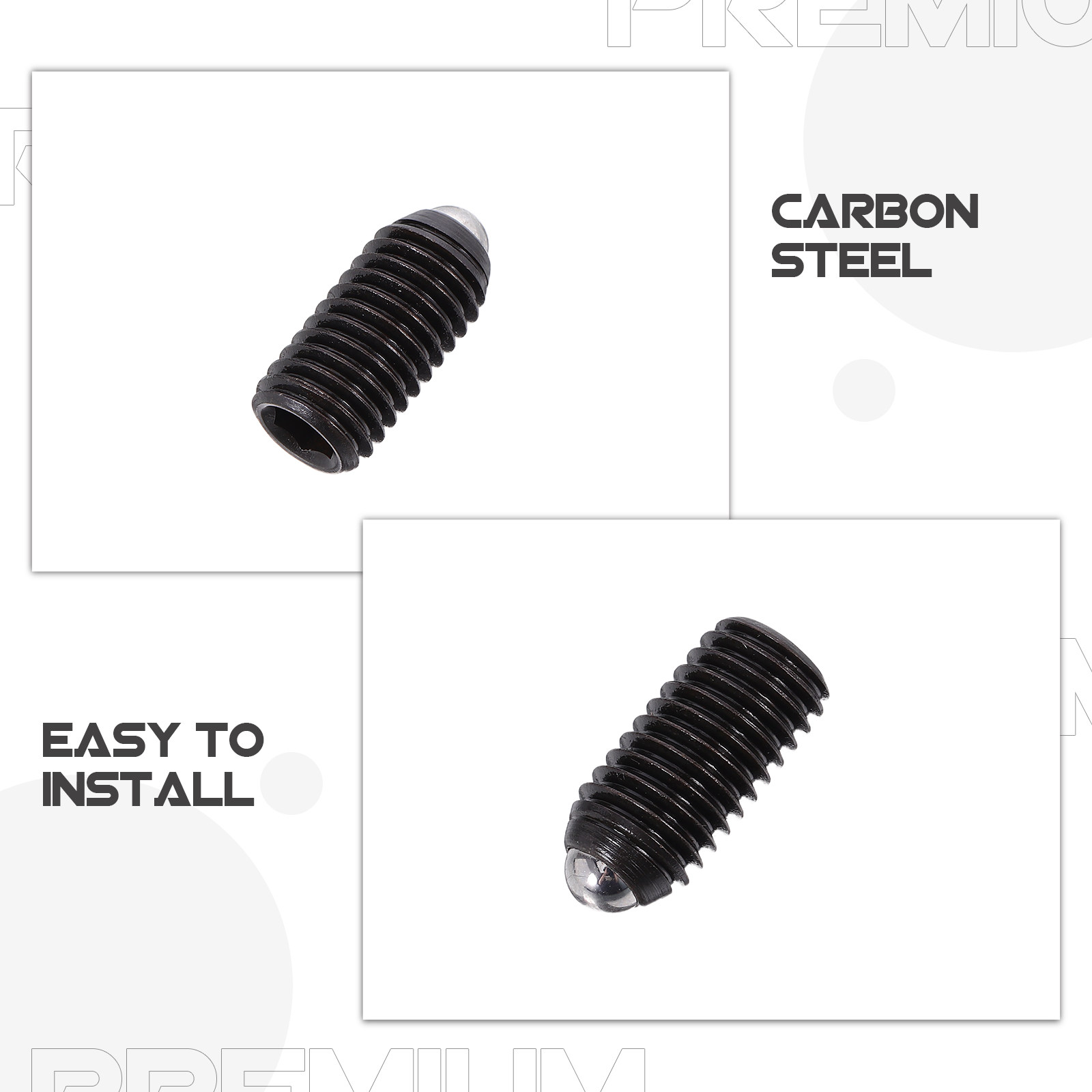 10Pcs Carbon Steel Ball Spring - Ball Screw recension och pris