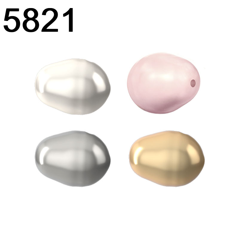 5821 Crystal Pear-shaped Pearl - Coupling 8Mm recension och pris