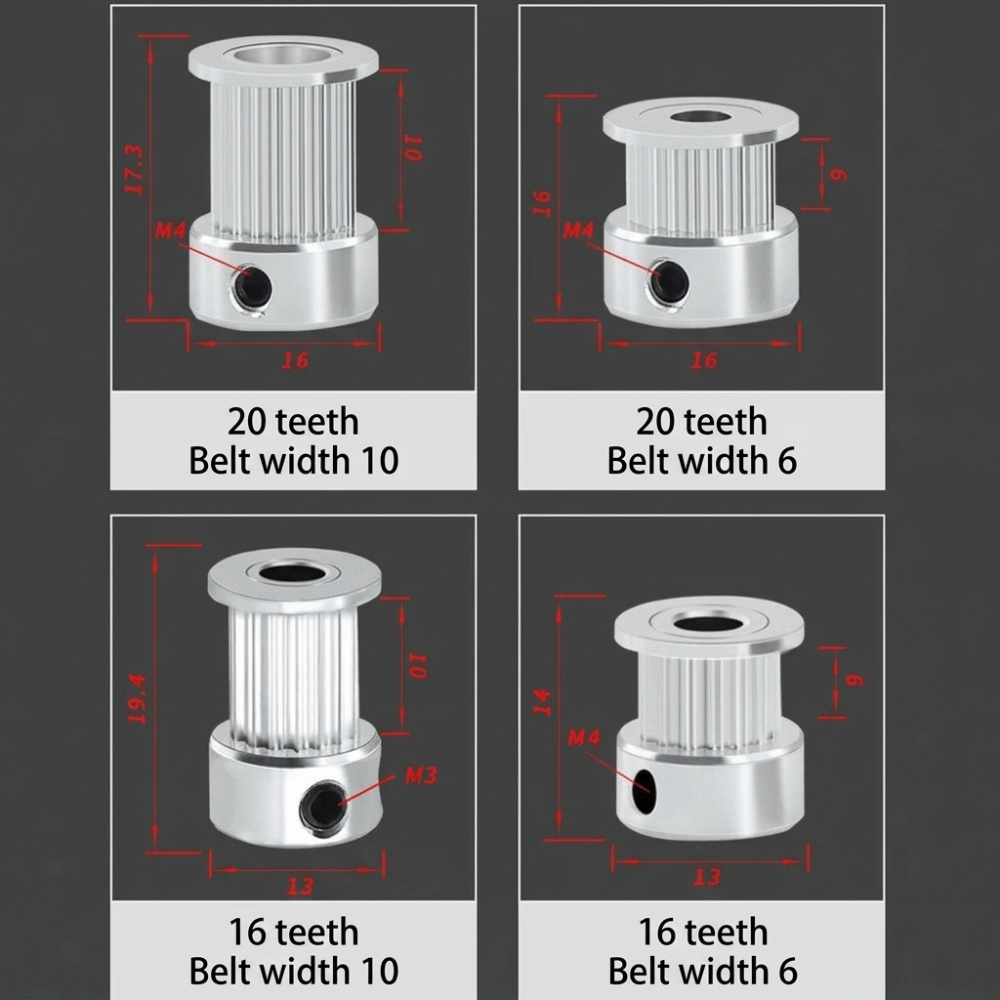 16T 20T GT2 Timing Pulley Belt - Gt2 Pulley recension och pris