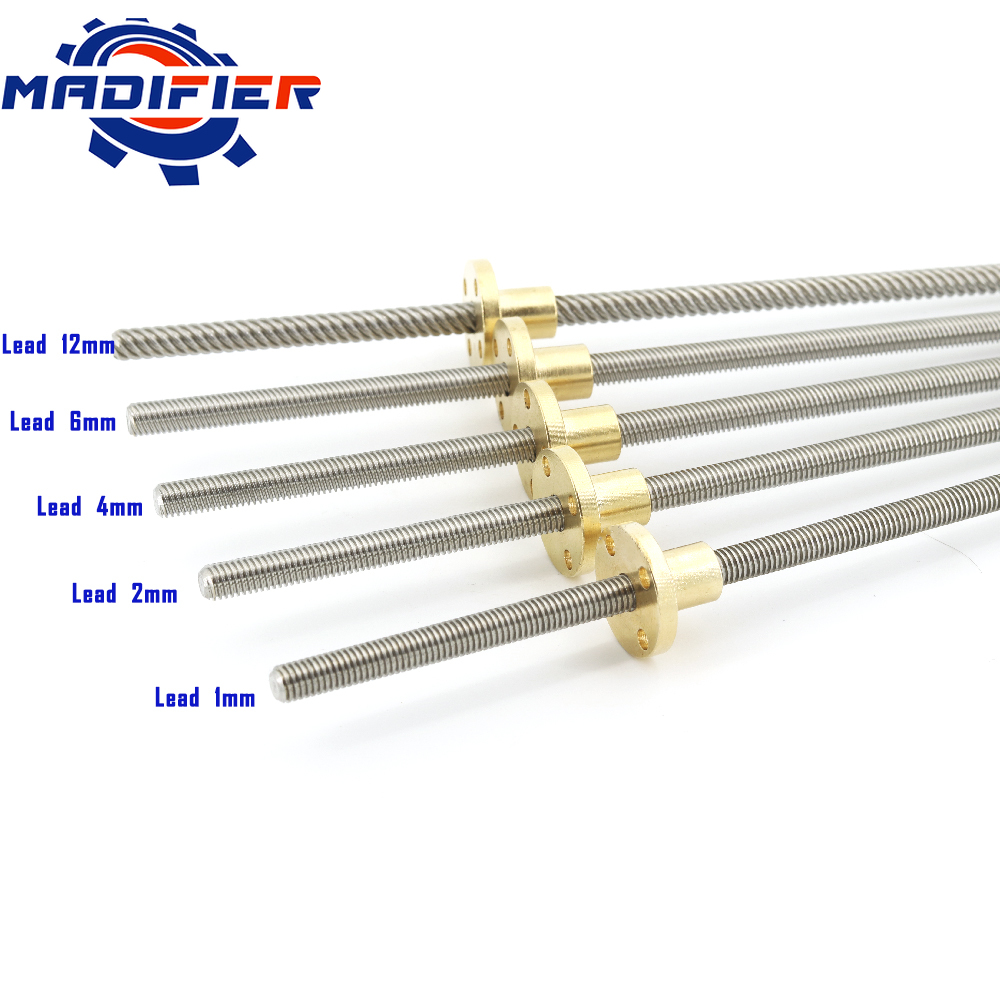 304 stainless steel T6 screw l - Lead Screw 8Mm recension och pris