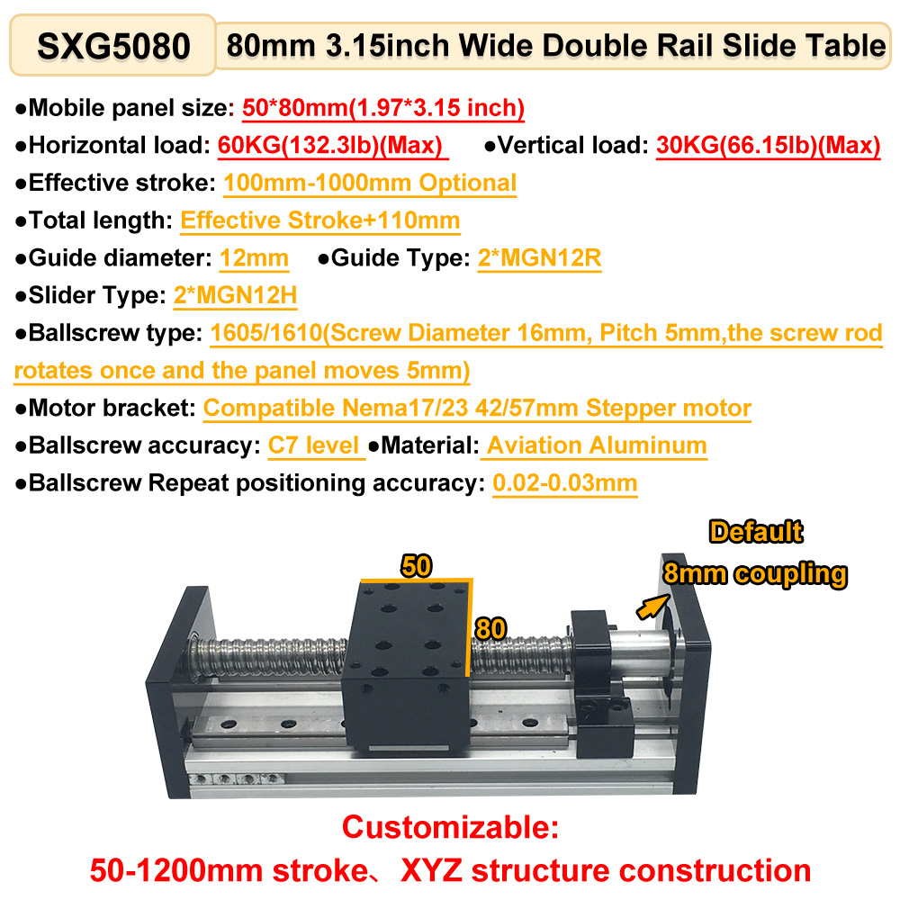CNC Ball Screw Sliding Table L - Ball Screw recension och pris