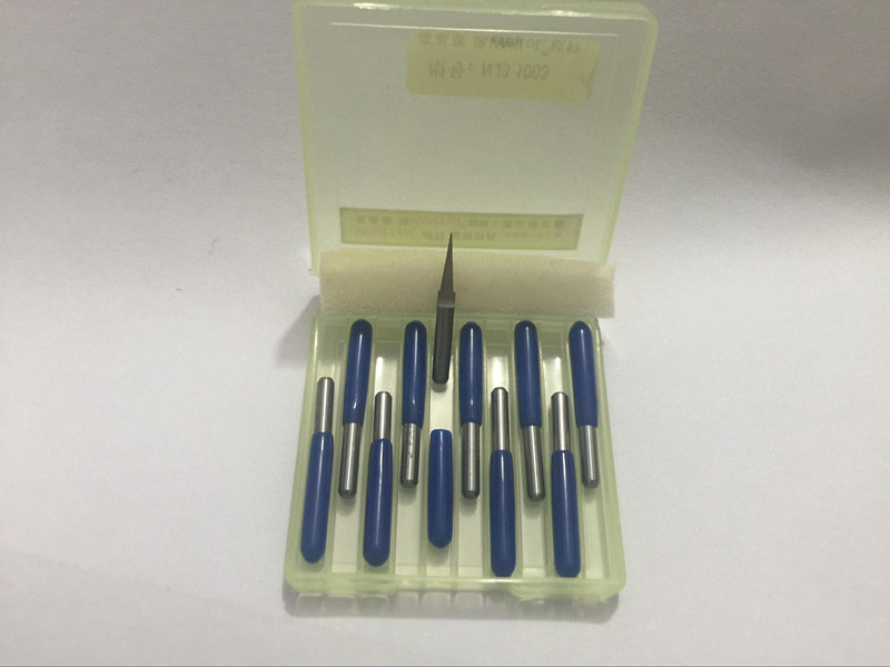 10Pcs 3.175mm Tungsten Bit V S - End Mill Set recension och pris