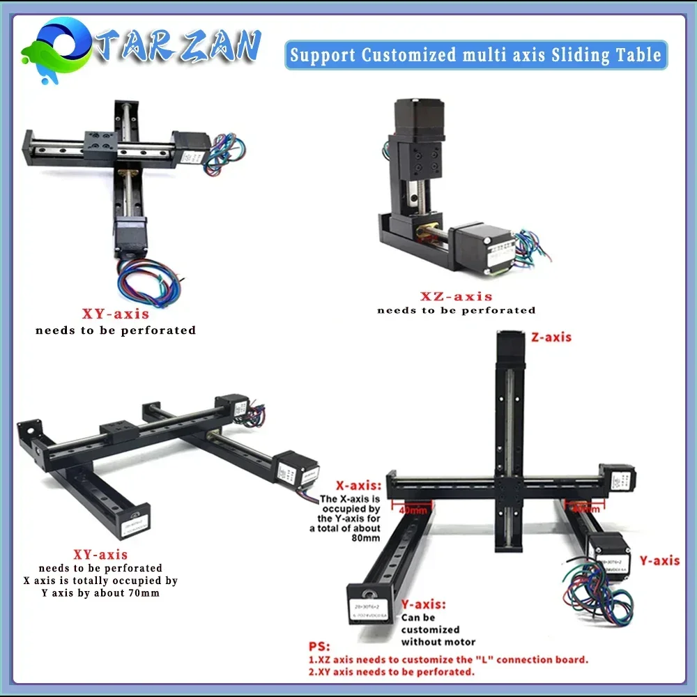 CNC Mini T-type Sliding Table  - Linear Rod 8Mm recension och pris