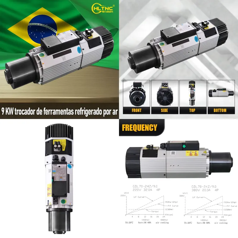 AP01 9KW ISO30 Air Cooled ATC  - Cnc Router recension och pris