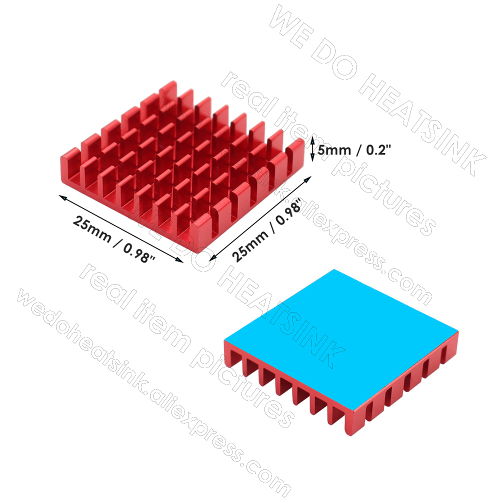WE DO HEATSINK 25x25x5mm Witho - Aluminium Extrusion recension och pris