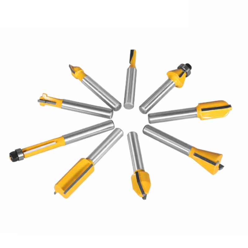 6.35MM Shank 100PCS Yellow DIY - End Mill Set recension och pris