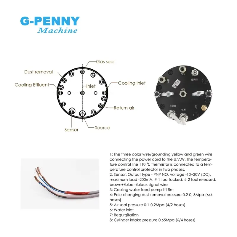 G-Penny BT30 5.5KW/7.5KW 380v  - Spindle Motor recension och pris