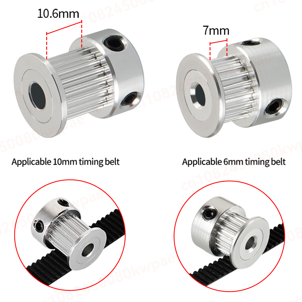 1/5/10pcs GT2 20Teeth 16 Teeth - Gt2 Belt recension och pris