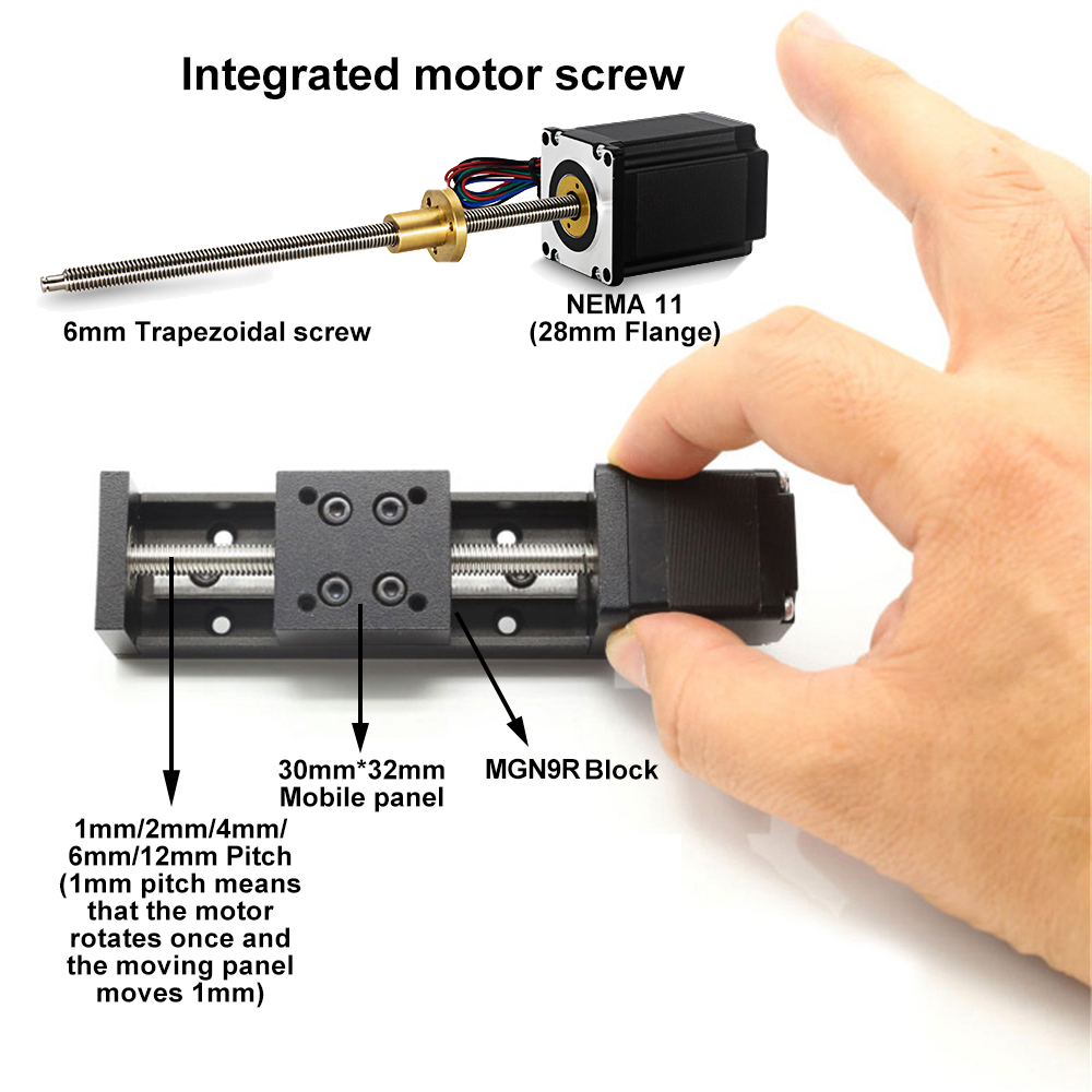 YunDuan T-type Motorized Linea - Linear Rod 8Mm recension och pris