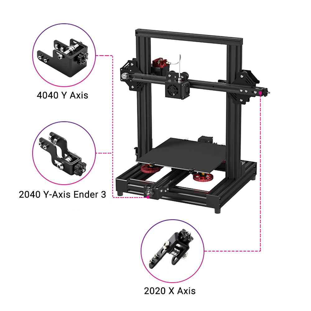 3D Printer Parts Belt Tensione - Gt2 Belt recension och pris